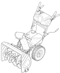 Quick Reference Diagram and Parts List for 31AH65LG701 2012 Yard Man Snow Blower